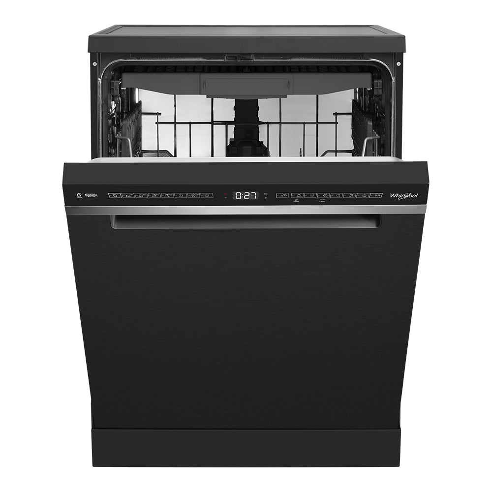 60cm Maxi-Tub 14 Place Setting Freestanding Dishwasher in Black