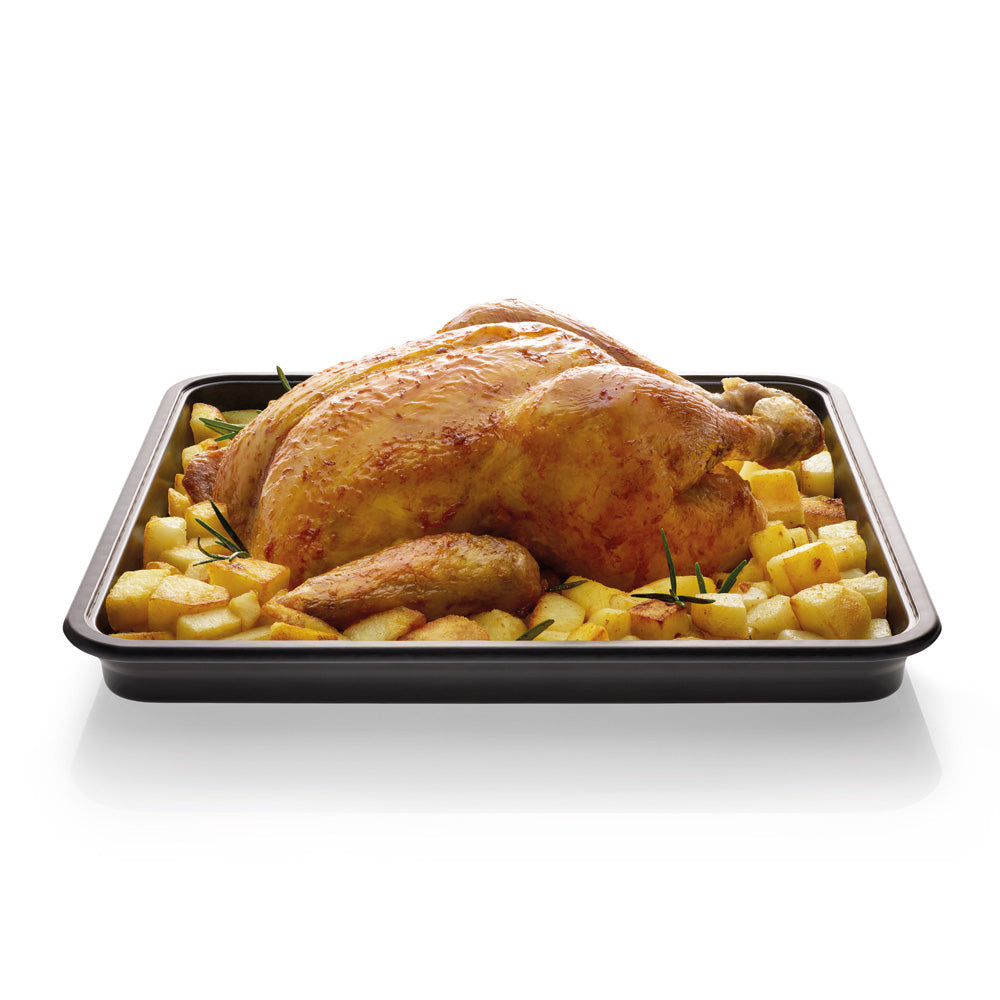 30L 800W Flatbed Crisp & Grill Microwave with Inverter Technology