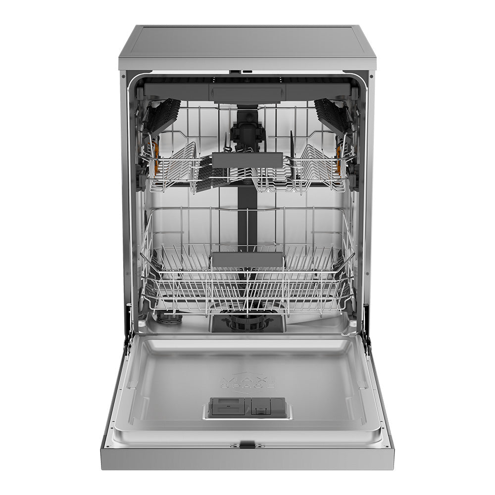 60cm Maxi-Tub 14 Place Setting Freestanding Dishwasher in Stainless Steel