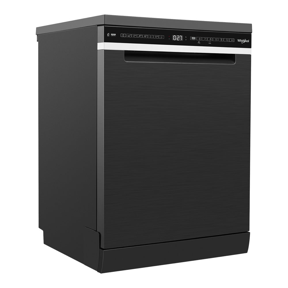 60cm Power-Clean Maxi- Tub 14 Place Setting Freestanding Dishwasher in Black