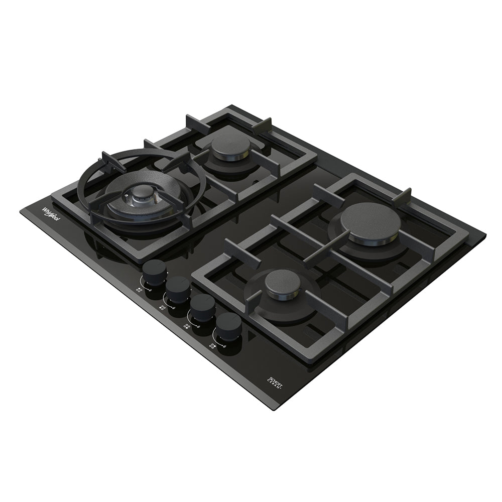 Black on sale gas cooktop