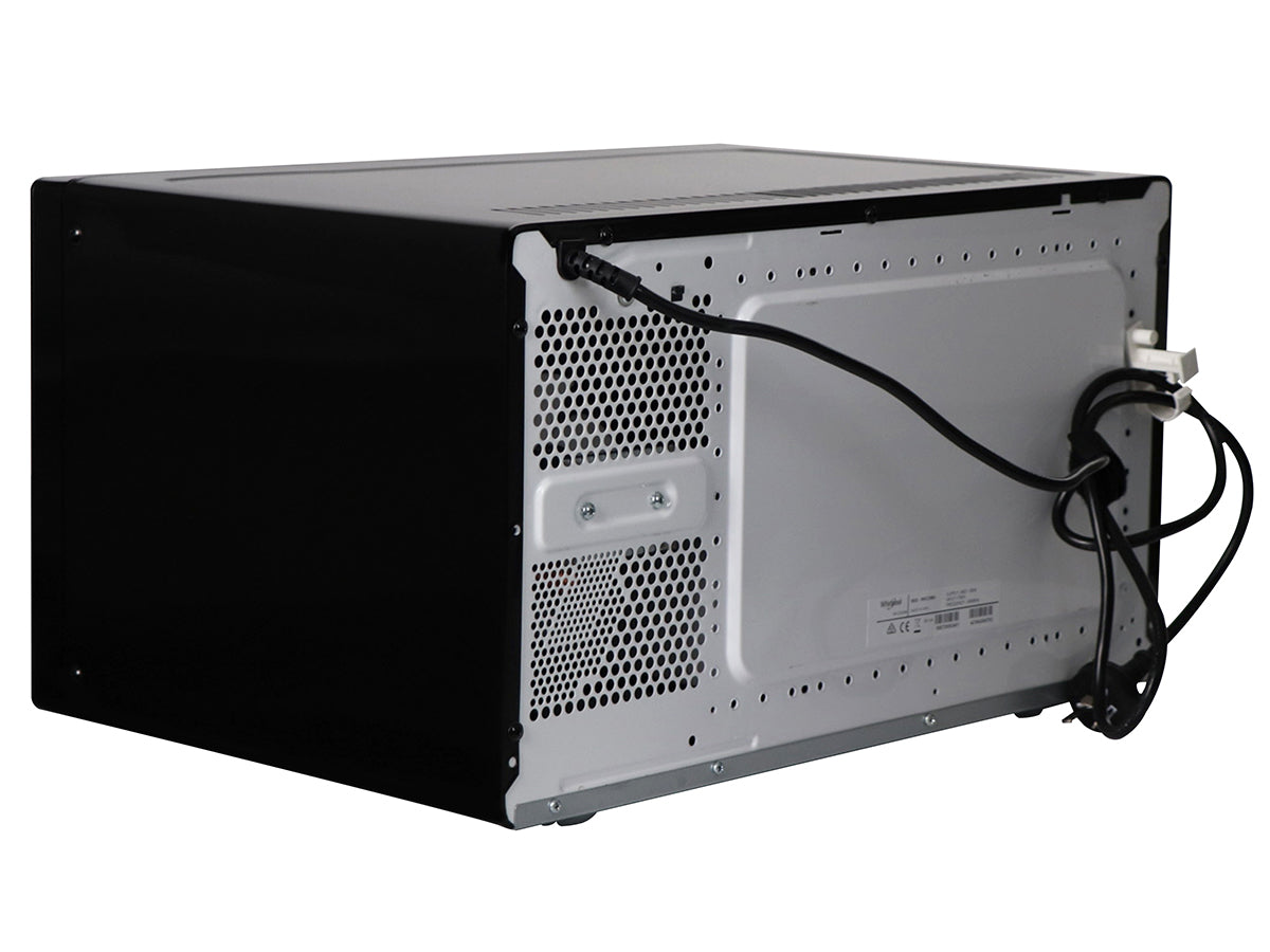 25L 800W Microwave Oven With Crisp & Grill In Black