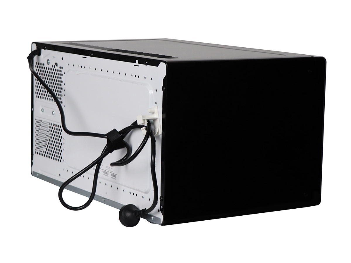 25L 800W Microwave Oven With Crisp & Grill In Black
