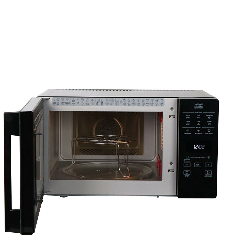 25L 800W Microwave With CrispFry Function In Black